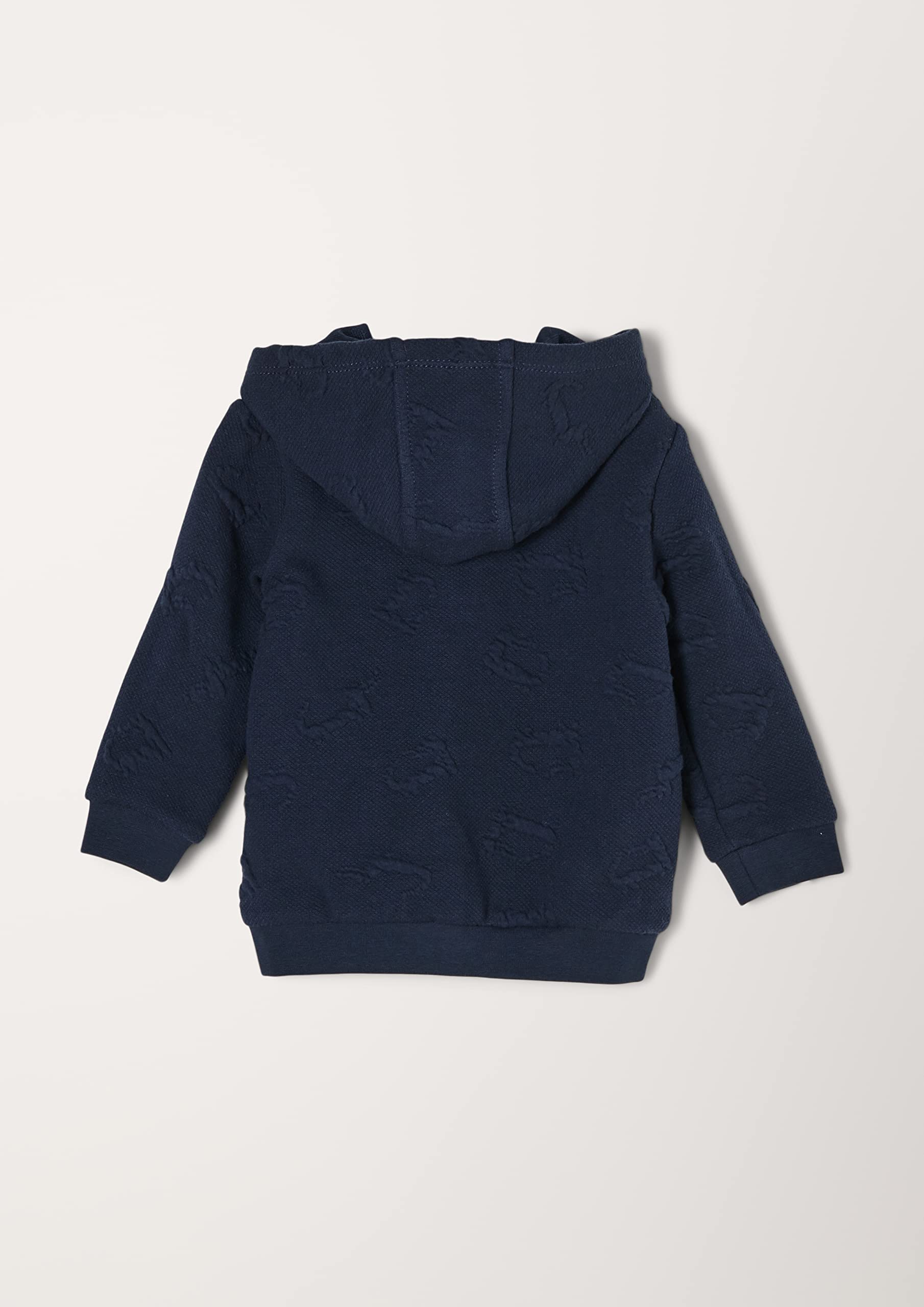 s.Oliver Baby Sweatjacke Kapuze 3D-Applikation Baumwollmix
