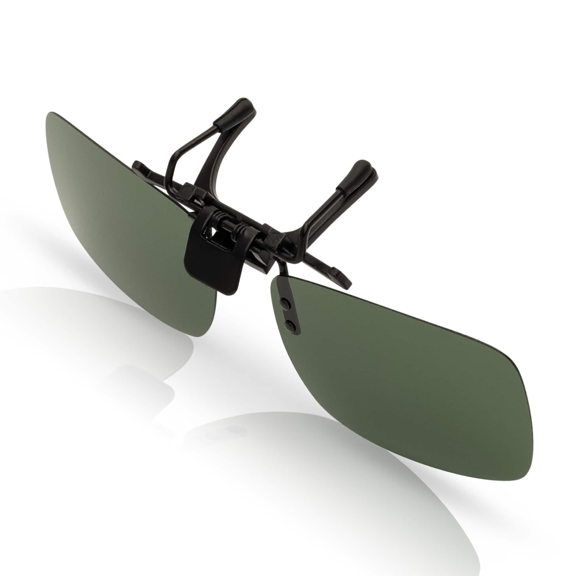 BEZLIT Clip-On Sonnenbrillenaufsatz Grau UV400 polarisiert