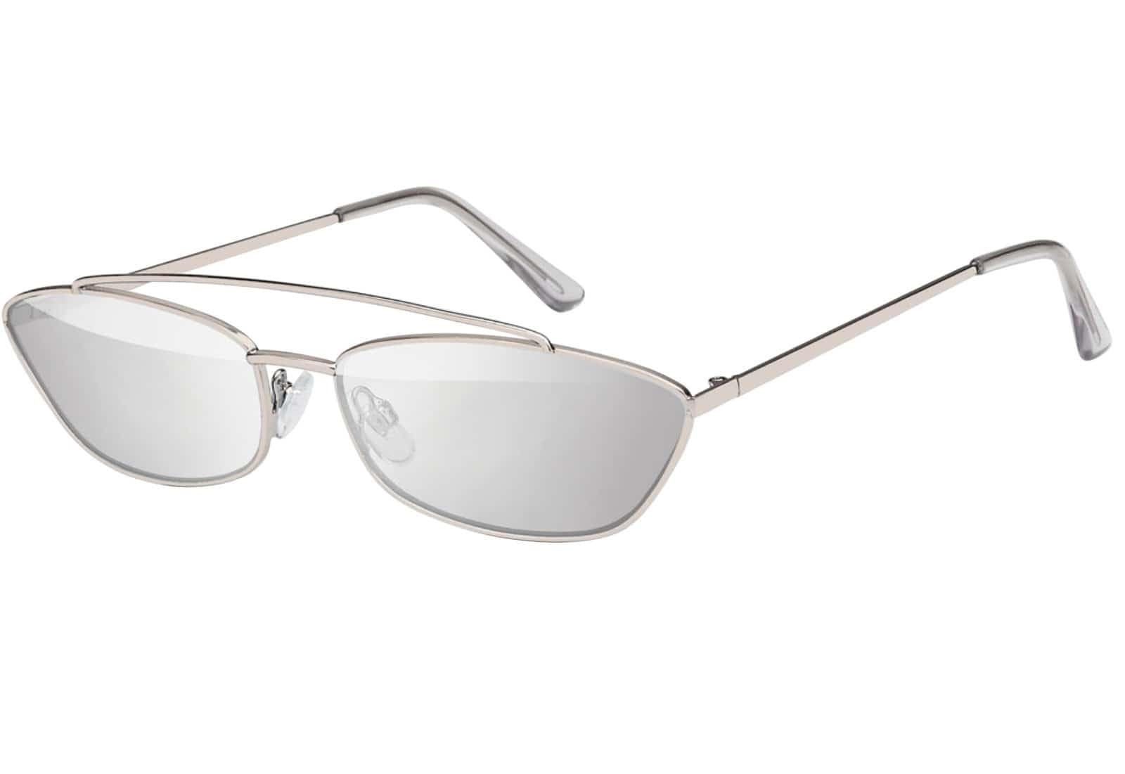 BEZLIT Cat Eye Sonnenbrille Schwarz Metallbügel UV400