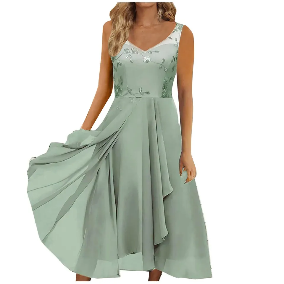 Singular AG Spitzenkleid Chiffon Cocktailkleid Purple-2 XXL Spitze