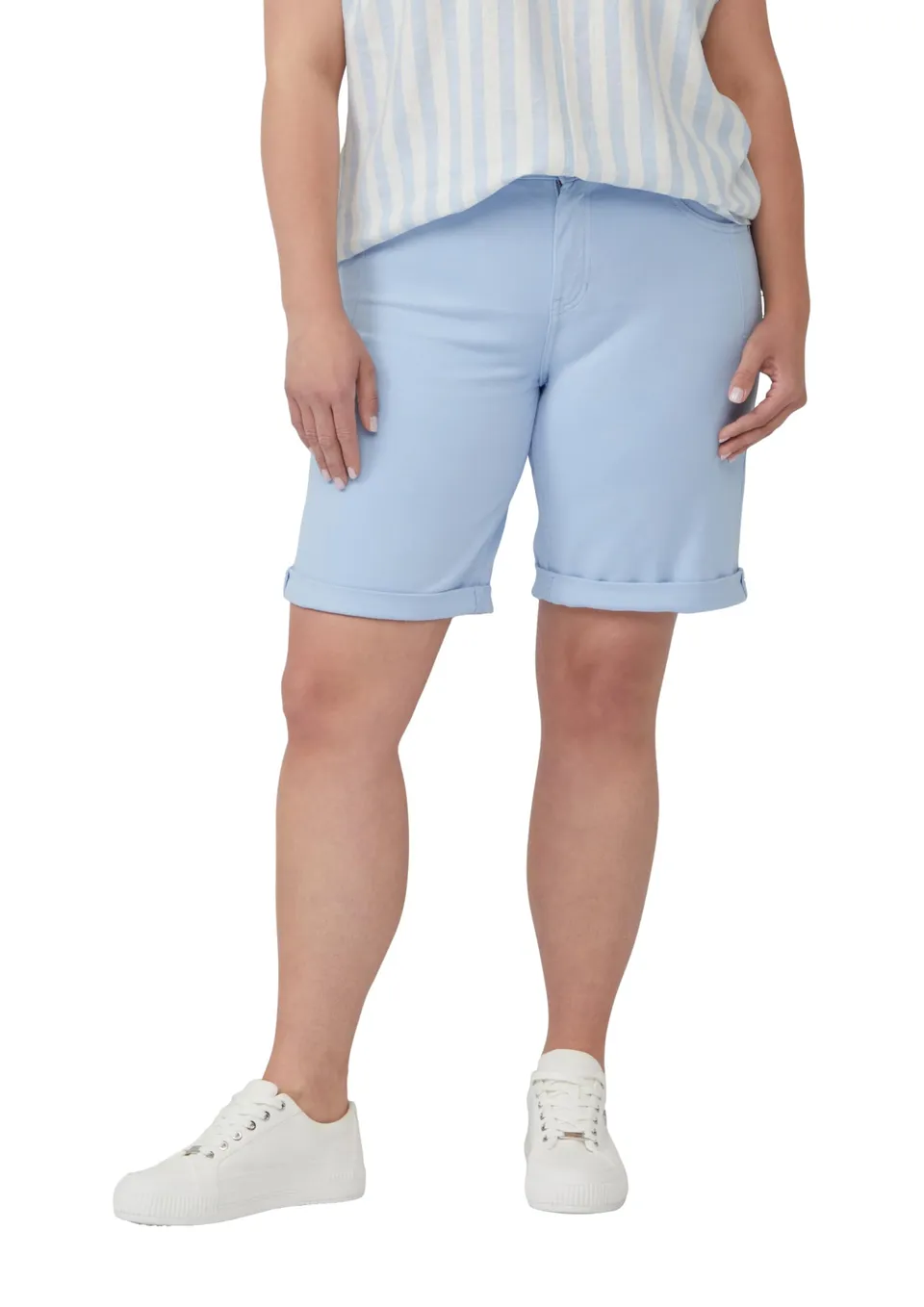 s.Oliver Red Label Bermuda Jeans Mid Rise Straight Fit