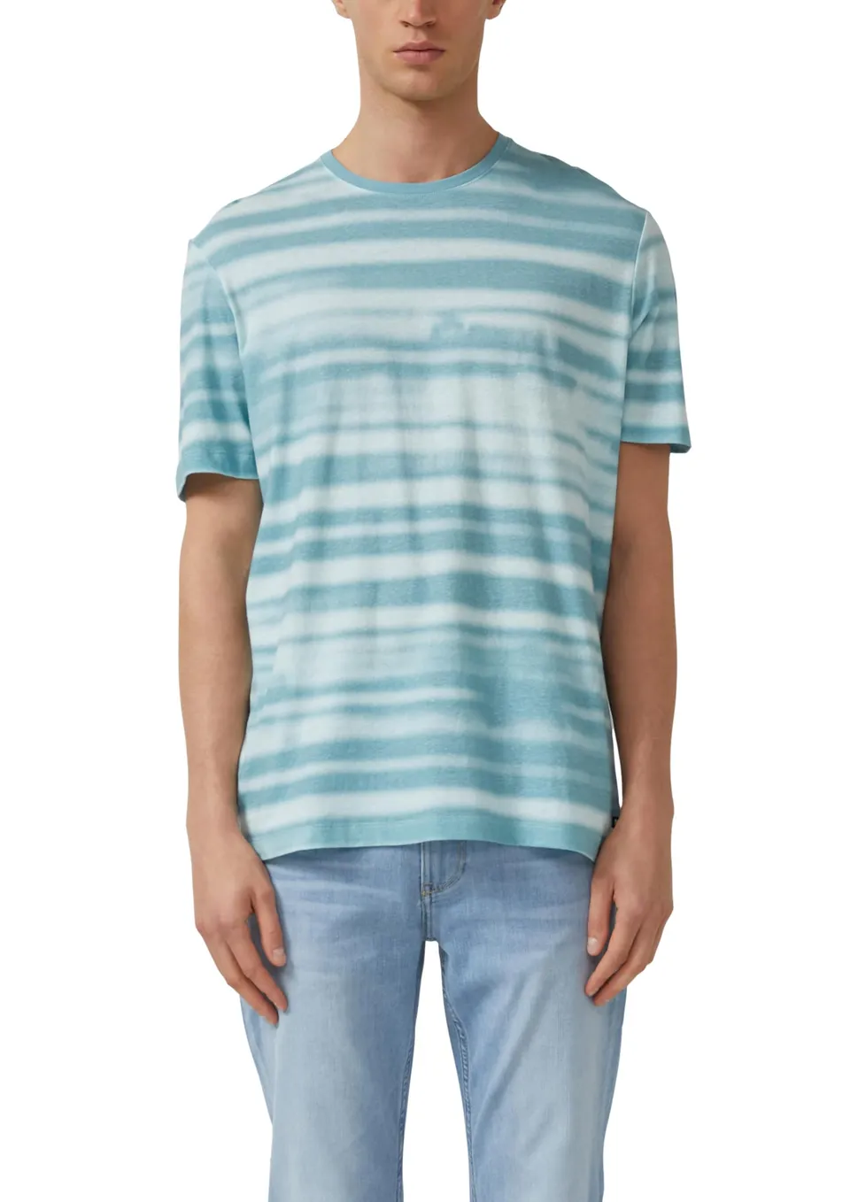 s.Oliver Junior T-Shirt Leinenmix All-Over-Print XXL