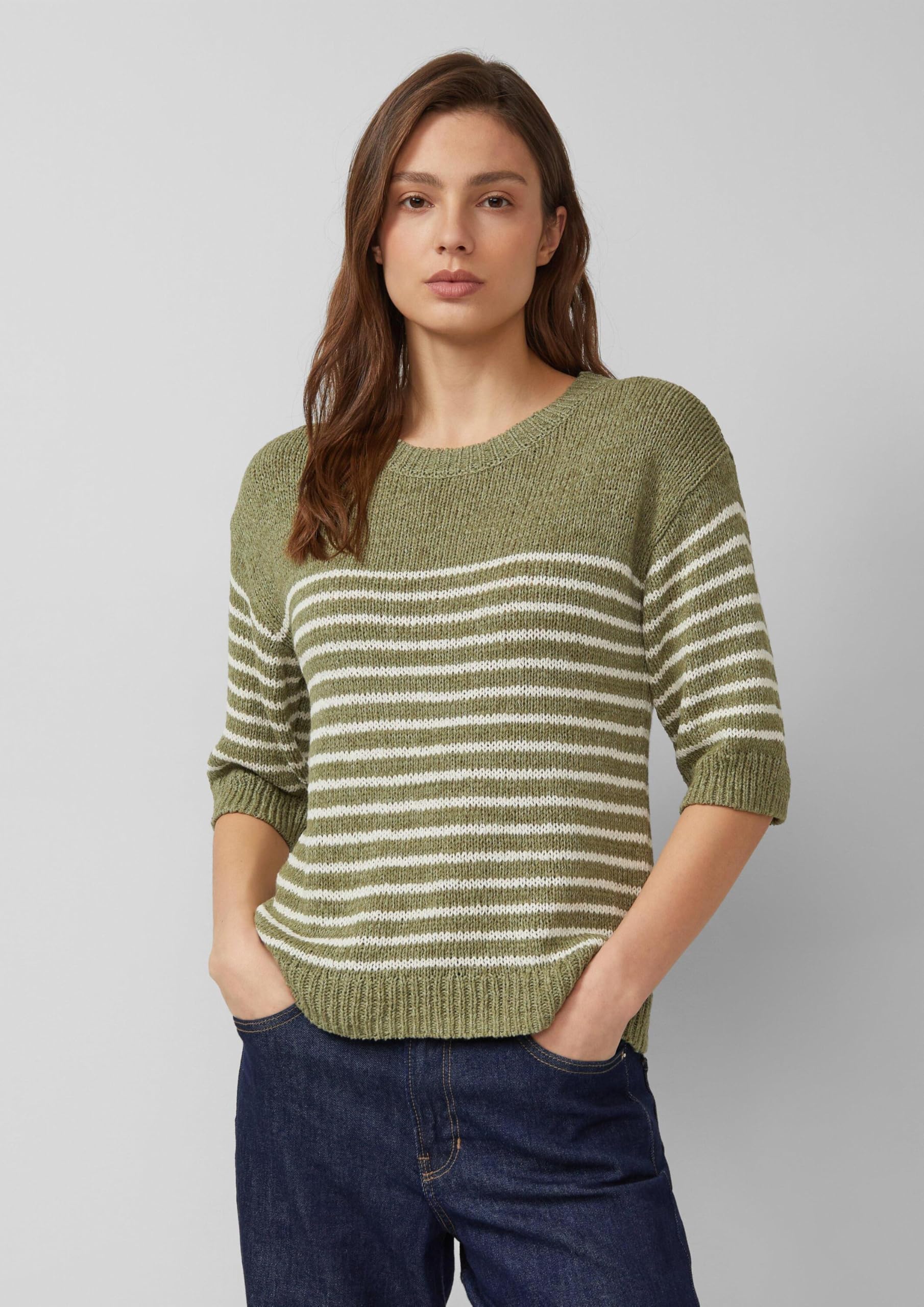s.Oliver RED LABEL Streifenpullover 3/4-Arm Gr.34