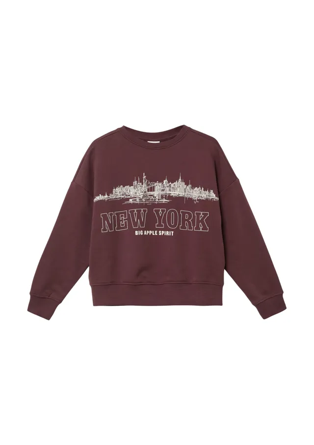 s.Oliver RED LABEL Oversize Frontprint Sweatshirt 146-152 lilac