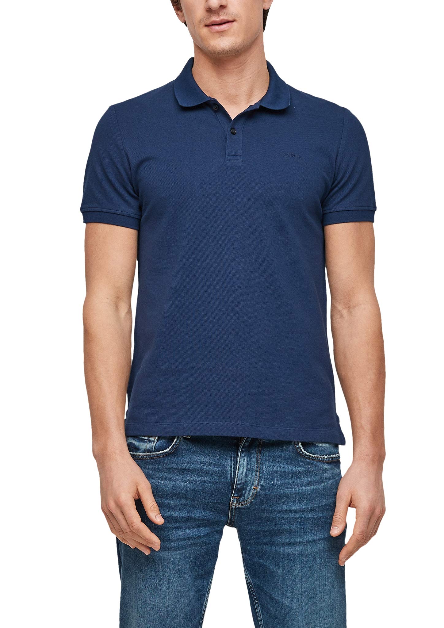 s.Oliver Bouclé Pullover Relaxed Fit Navy Größe 92