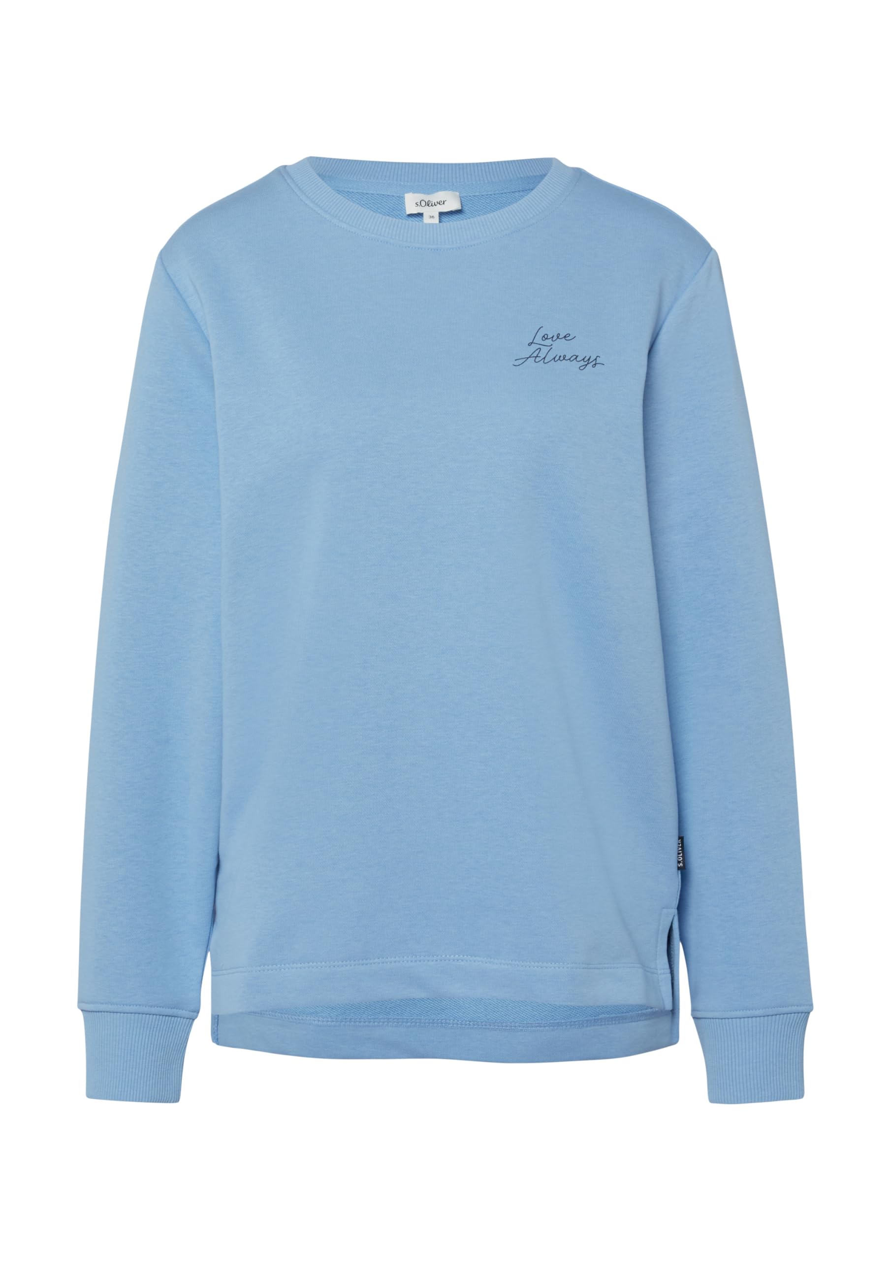 s.Oliver RED LABEL Sweatshirt Relaxed Fit arktisblau Print