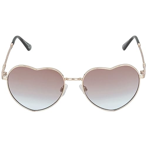 BEZLIT Herz Sonnenbrille Braun-Blau Metall Verlauf