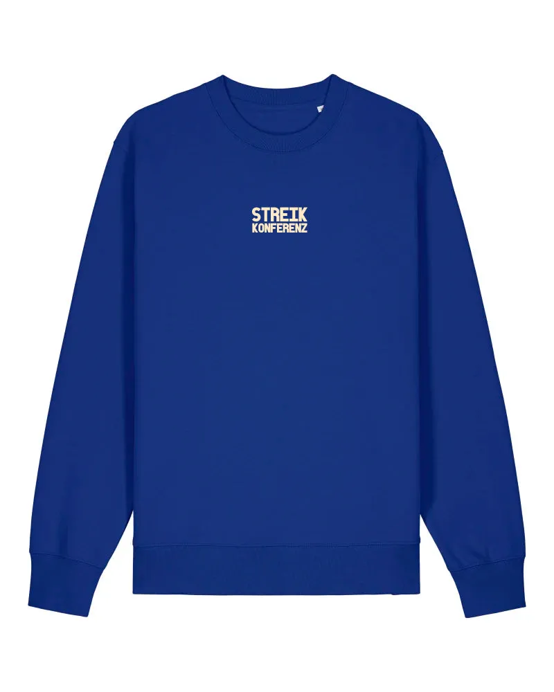 RLS Gegenmacht im Gegenwind Rundhalspullover Worker Blue