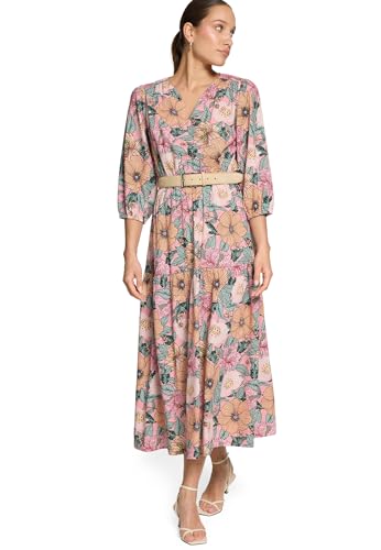 zero Maxikleid floral ärmellos Gr.38 A-Linie Baumwolle