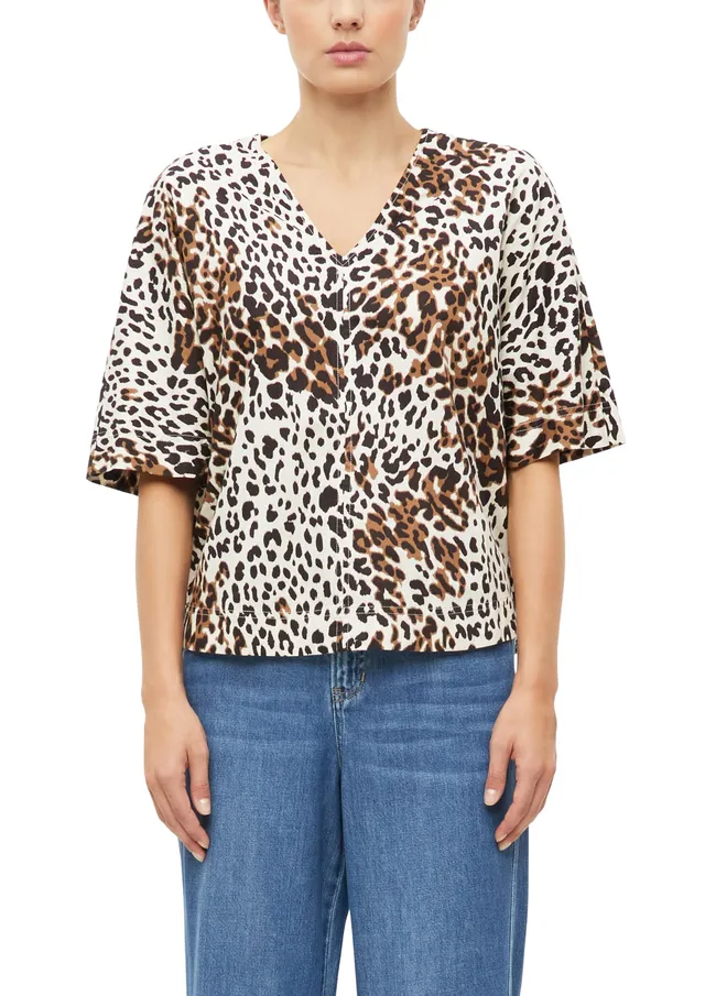 s.Oliver RED LABEL Baumwollbluse Relaxed Fit