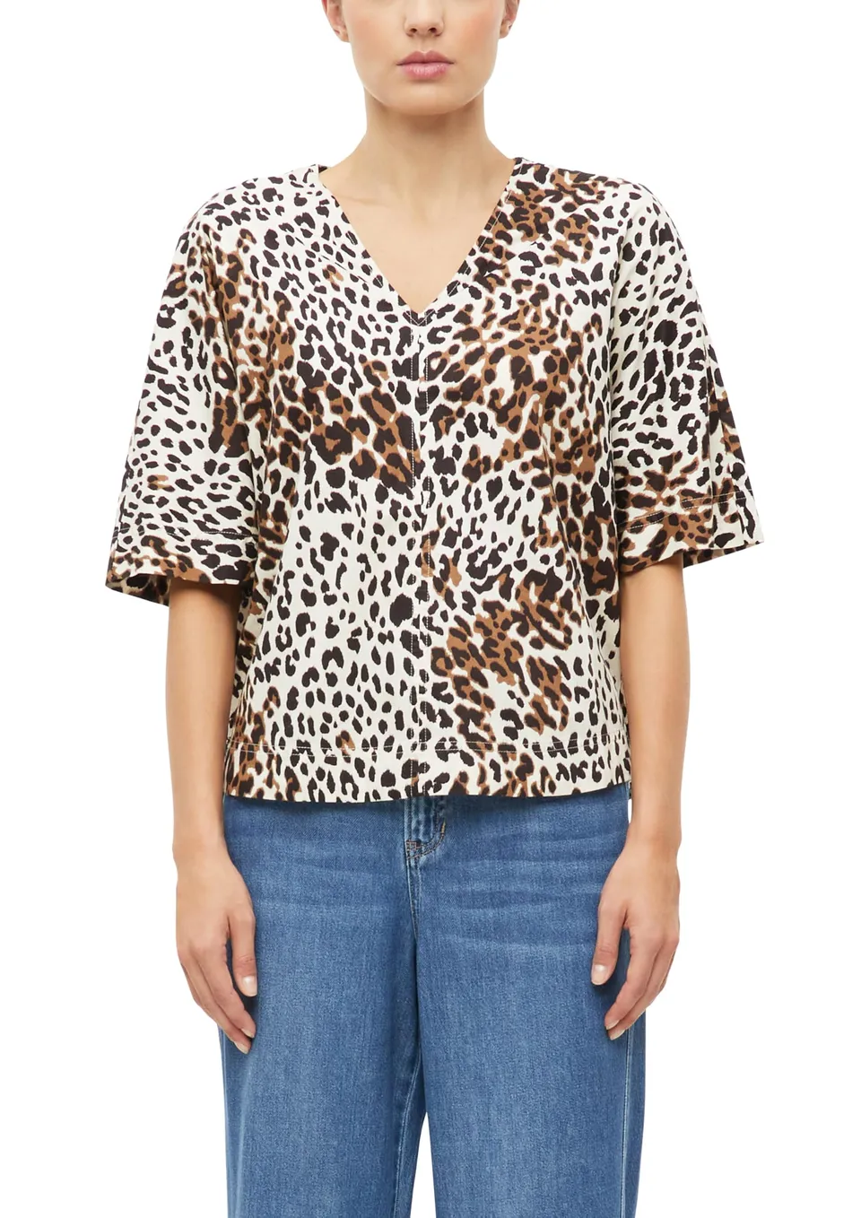 s.Oliver RED LABEL Baumwollbluse Relaxed Fit