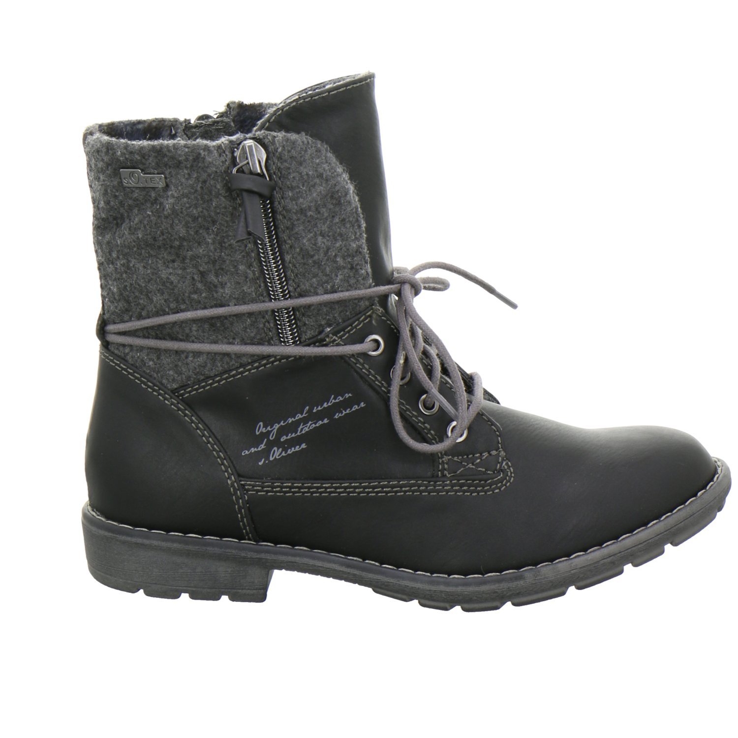 s.Oliver 45407-25-001 Kinder Schnürer Alltag dunkel robust
