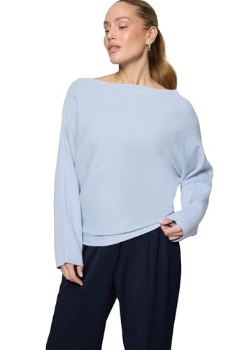 zero Strickpullover U-Boot-Ausschnitt Soft Chambray Gr.40