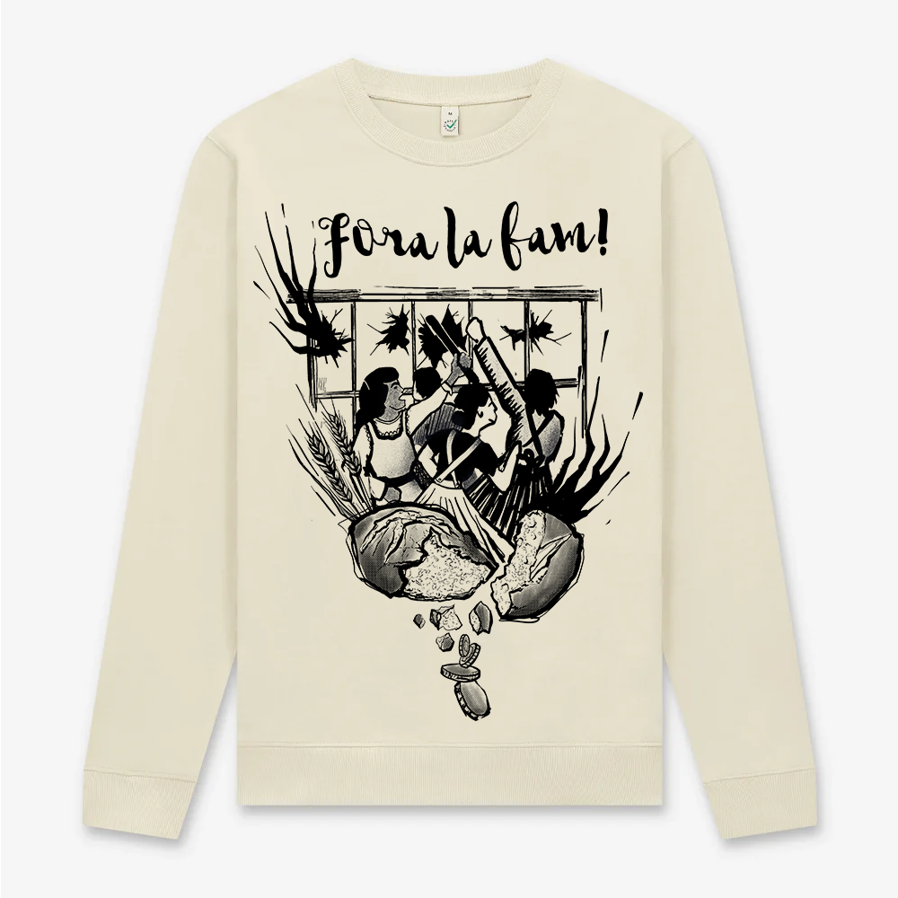 dna merch Fora La Fam Brotaufstände 1789 Rundhalspullover Damen