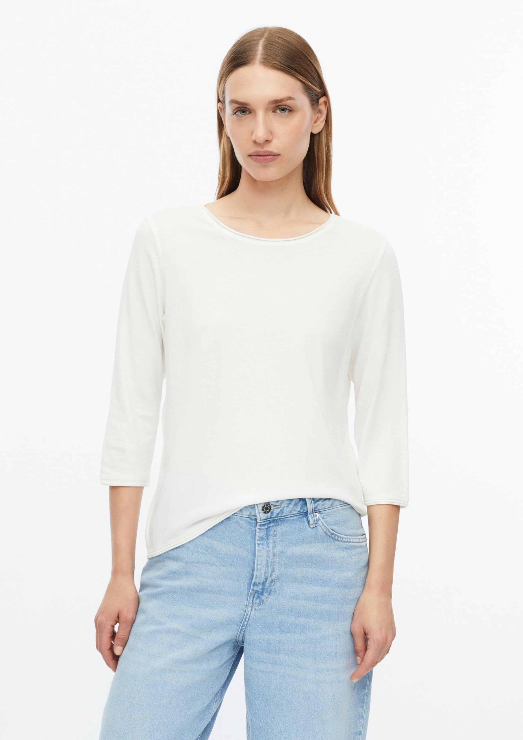 s.Oliver T-Shirt Relaxed Fit 3/4-Arm Schwarz