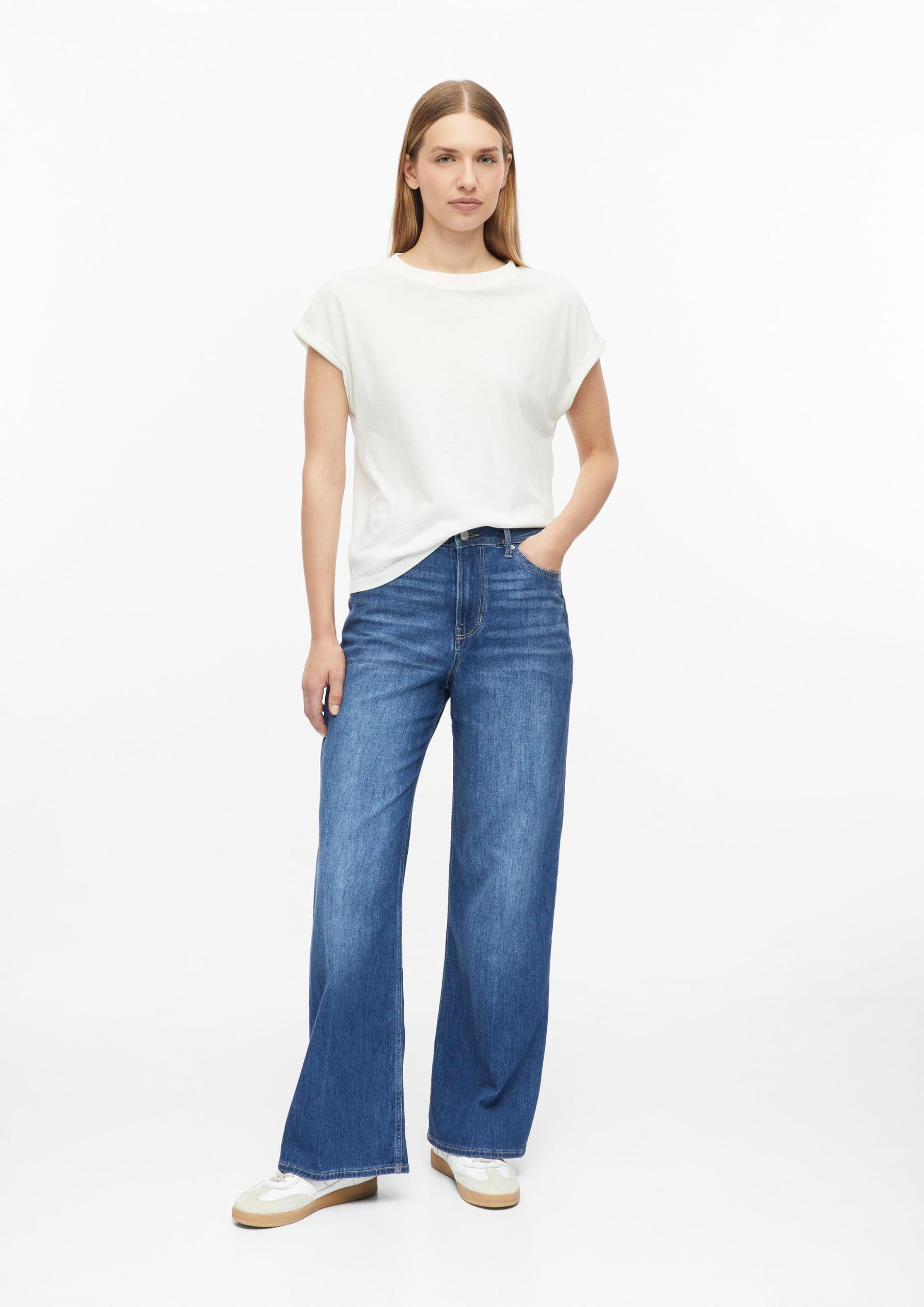 s.Oliver Suri Jeans Wide Leg 34W/30L High Rise