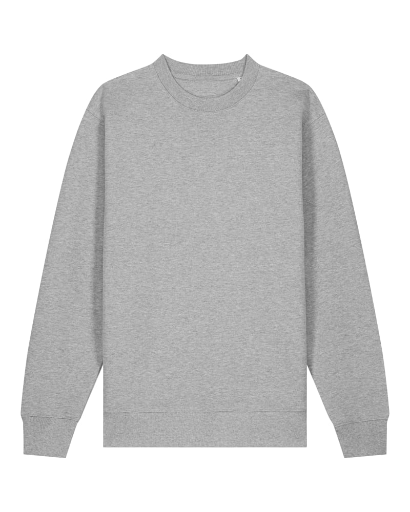 dna merch Rundhalspullover Unisex Schwarz Bio-Baumwolle