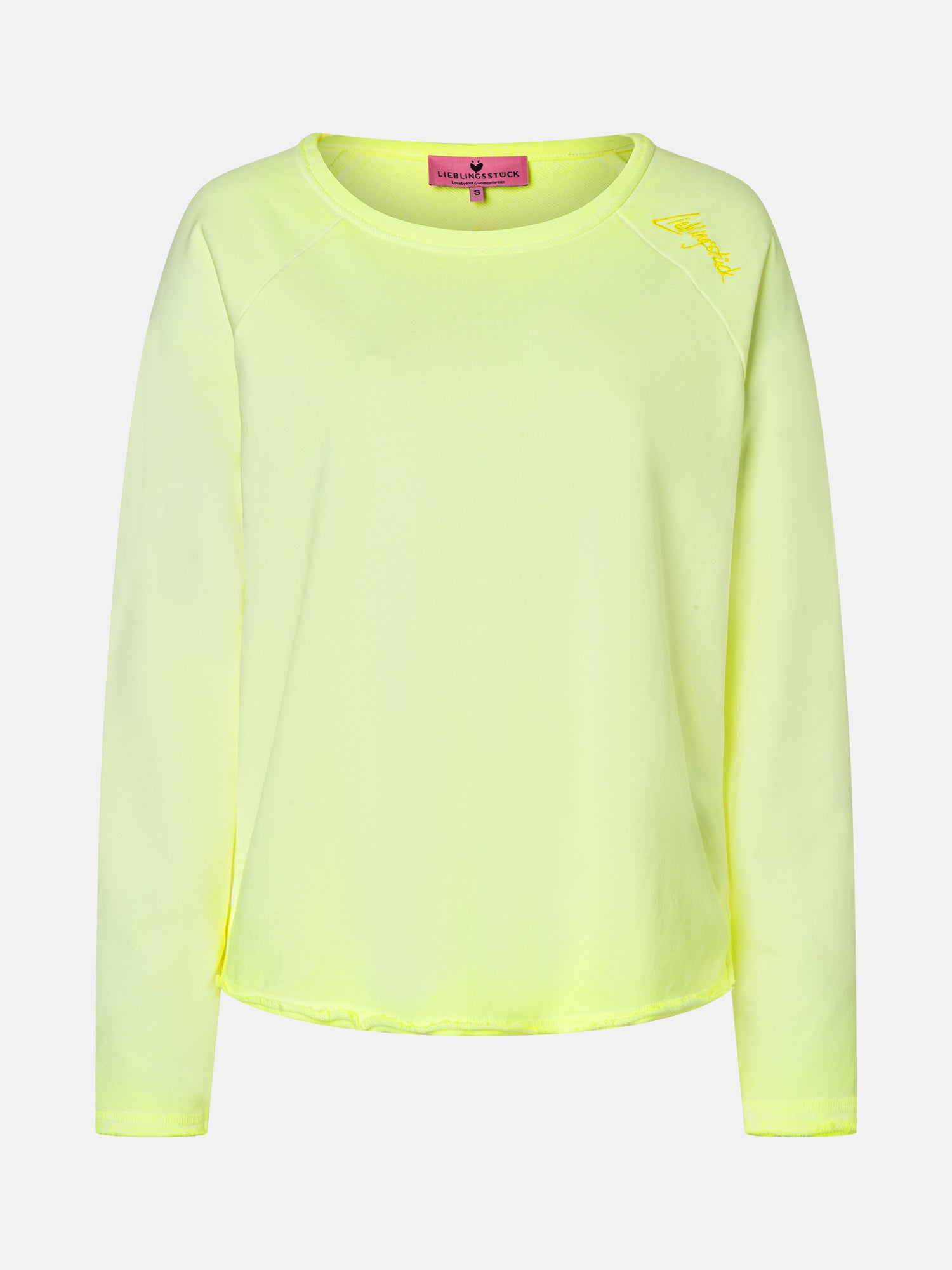 Lieblingsstück OceanL Sweatshirt neon gelb aus Baumwollmix