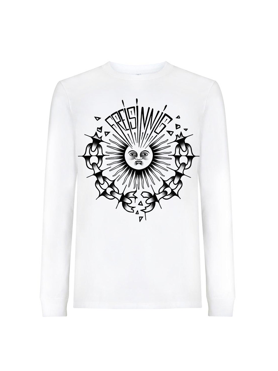 dna merch Freisinnig Argentinien Langarmshirt Schwarz Sonne