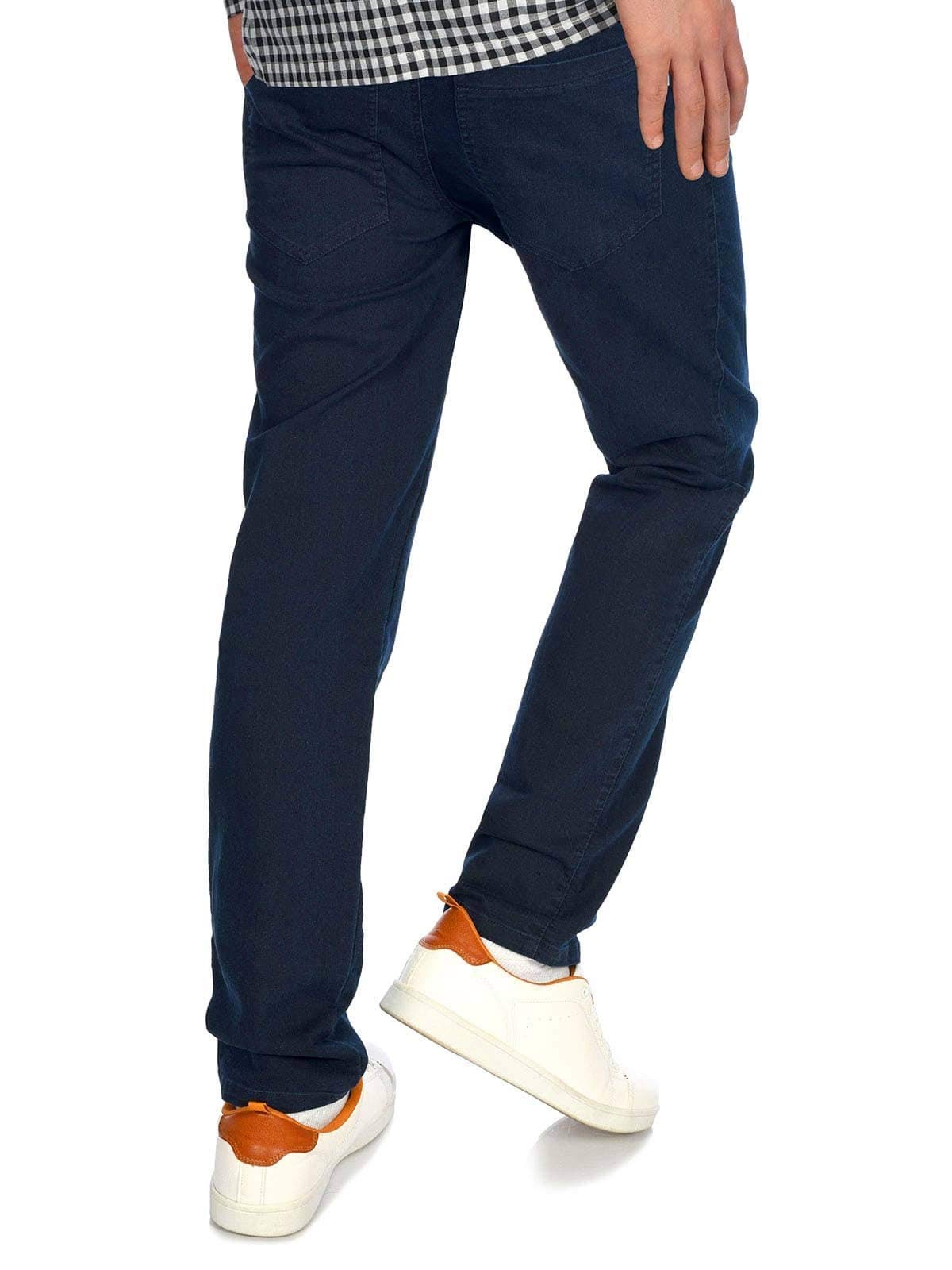 BEZLIT Jungen Chino Hose Jeans-Optik schwarz elastisch