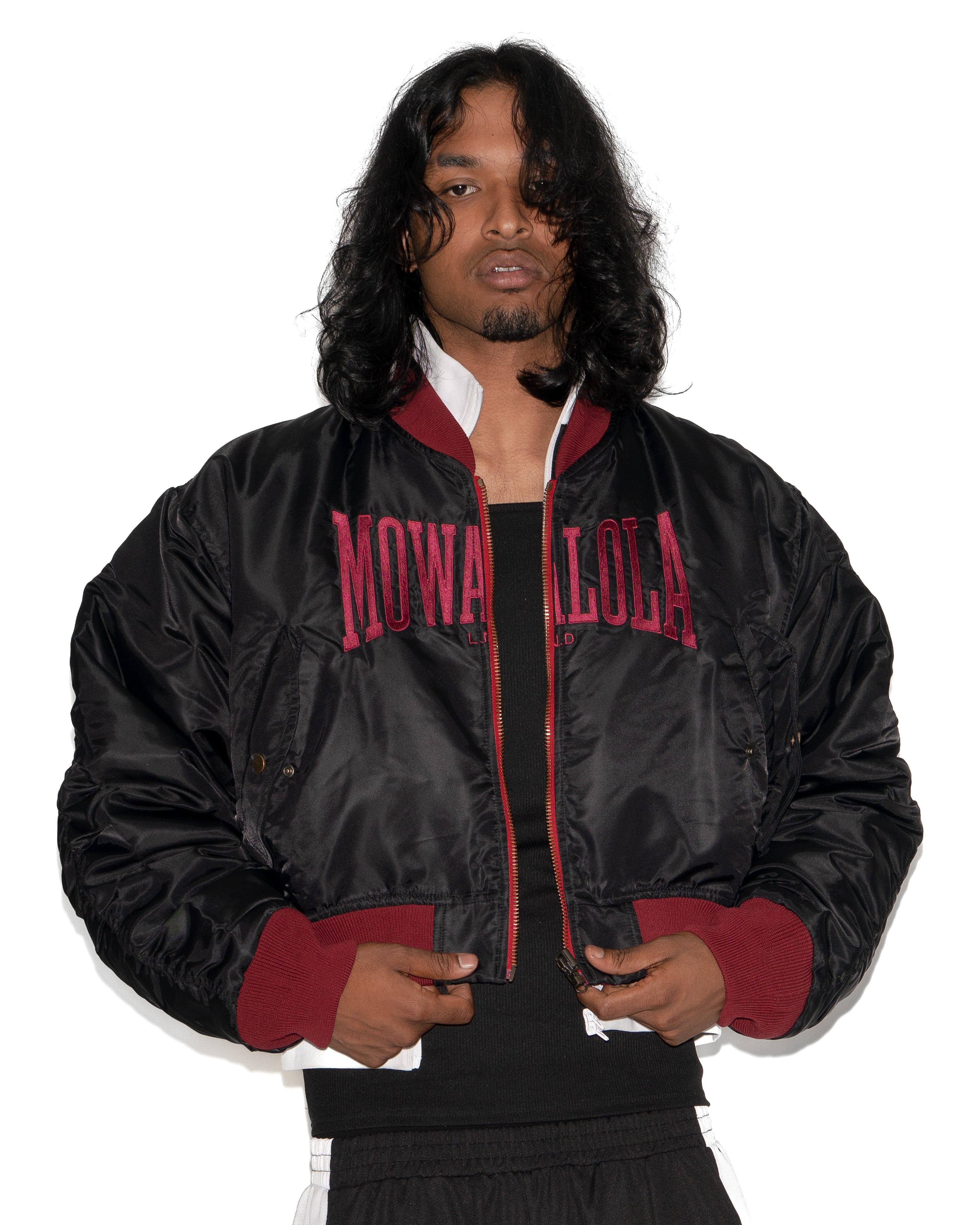 Mowalola Tyson Bomber Jacket Bomberjacke wendbar