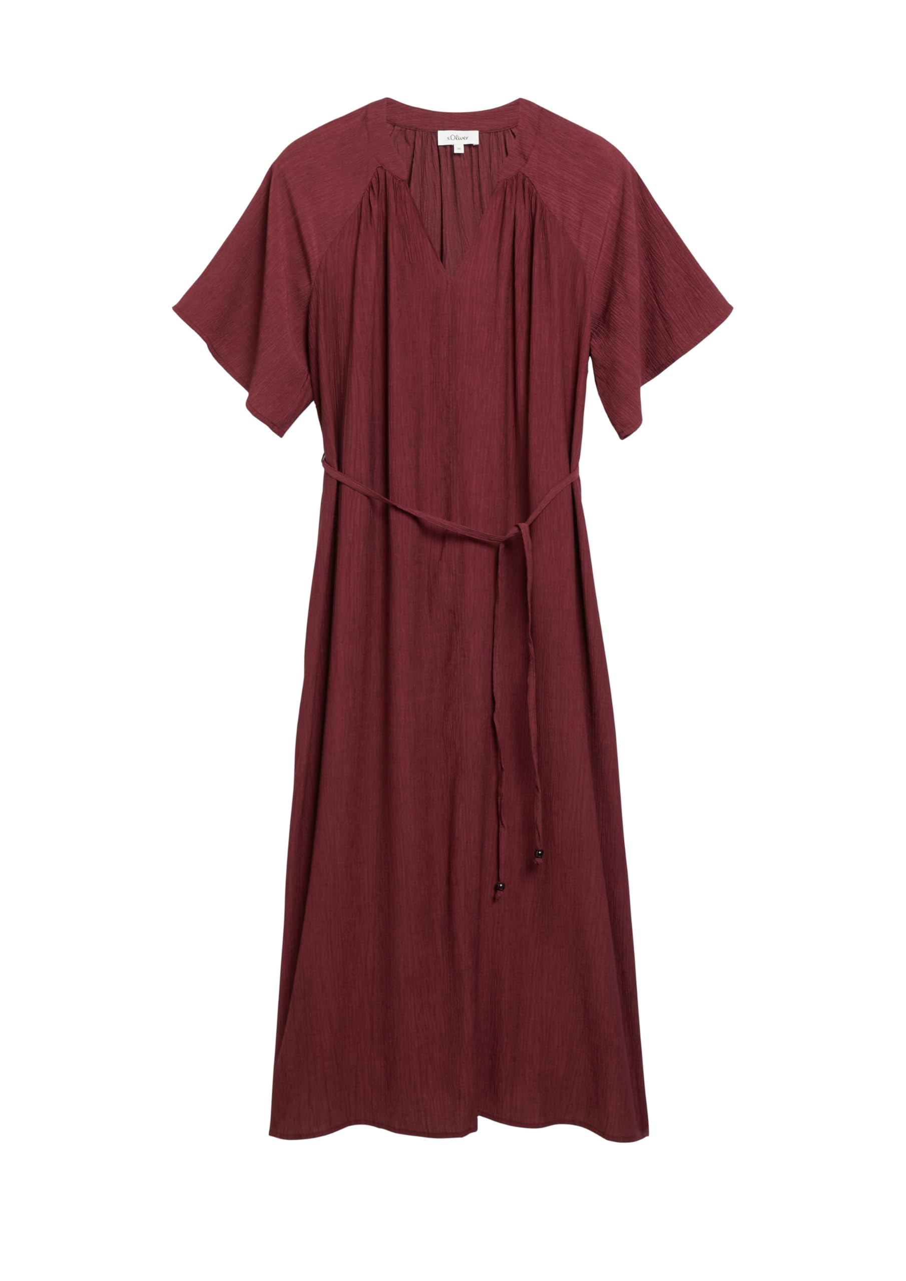 s.Oliver Red Label Midi-Kleid Bindegürtel 38