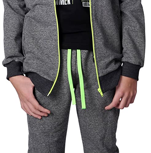 BEZLIT Sweatjacke grau mit Reißverschluss aus Baumwolle