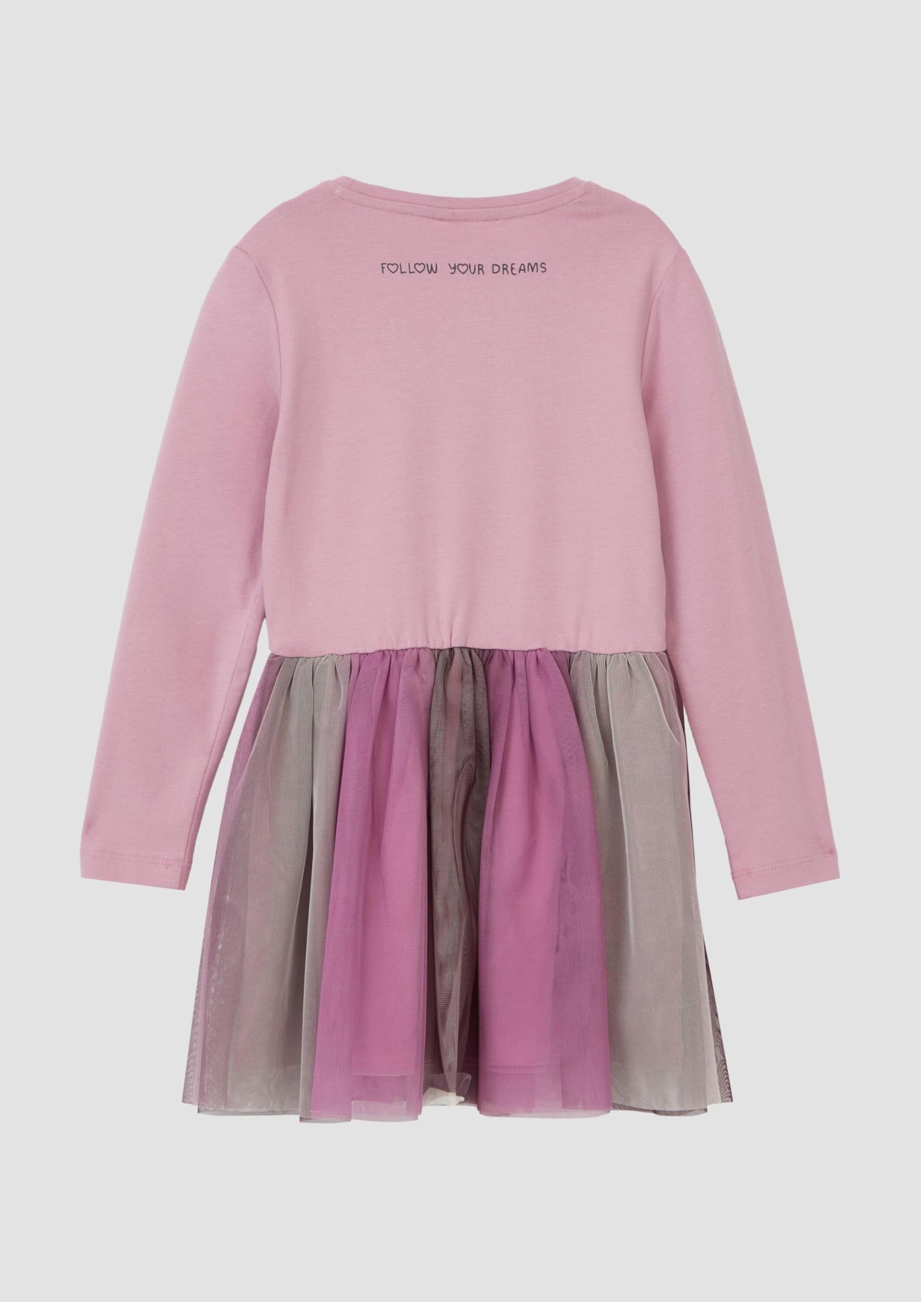 s.Oliver Junior Kleid Jersey Langarm Farbverlauf Mesh