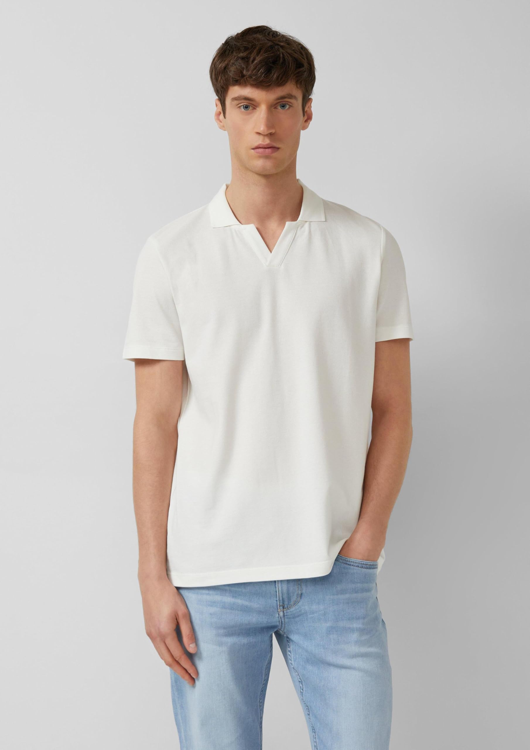 s.Oliver Junior Piqué-Poloshirt offener Kragen 3XL
