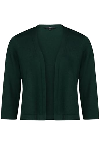 zero Feinstrickjacke 3/4 Arm Green Forest Gr.40 Feinstrick