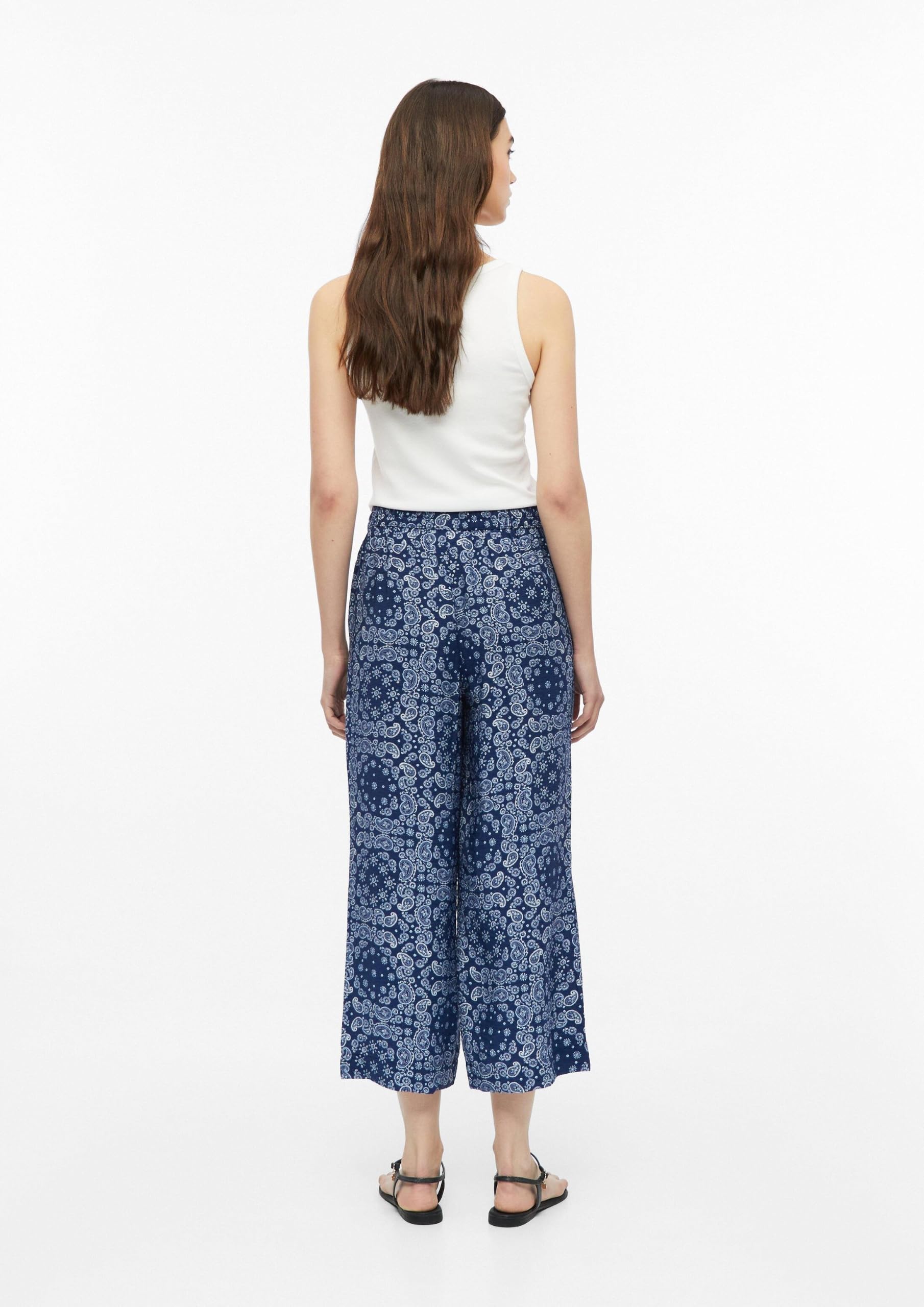 s.Oliver Red Label Culotte Gr.34 Viskose dunkelblau