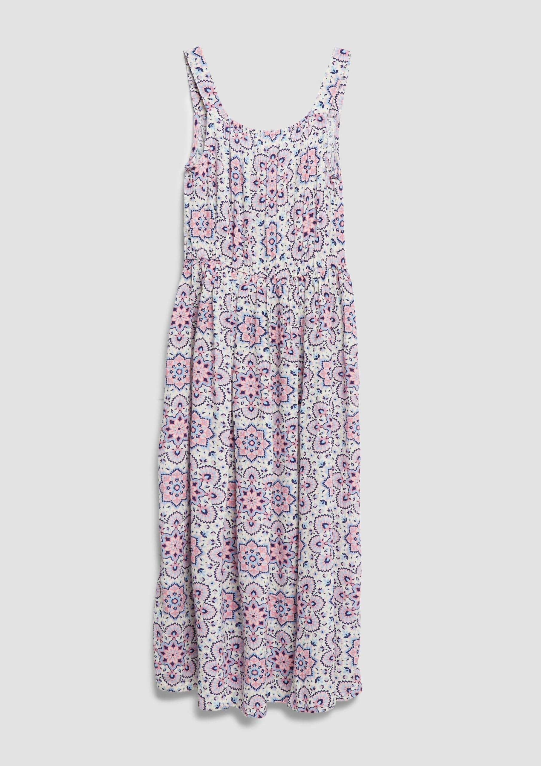 s.Oliver Midi-Kleid Crinkle-Viskose creme Gr.140