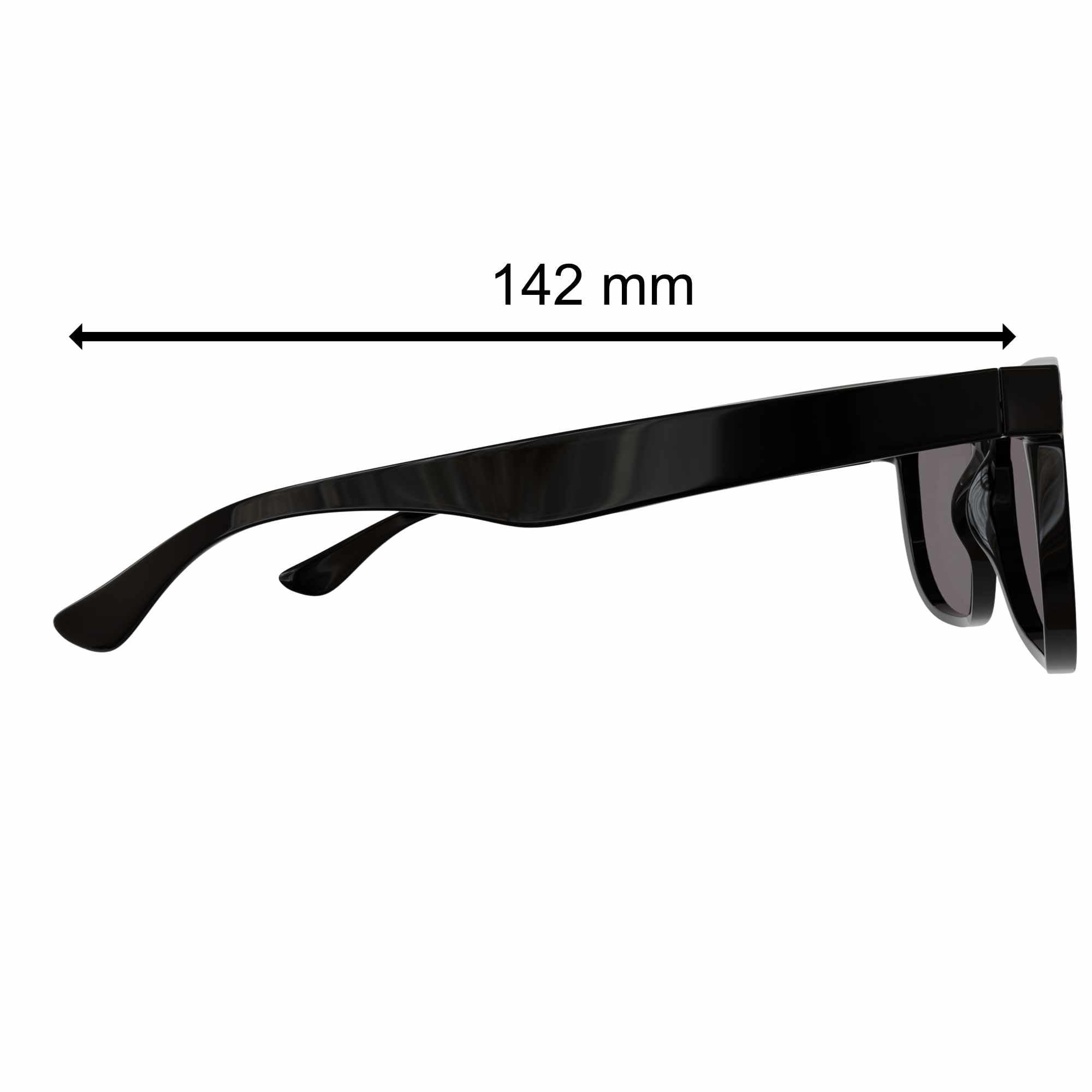 BEZLIT Unisex Sonnenbrille Schwarz polarisiert UV400