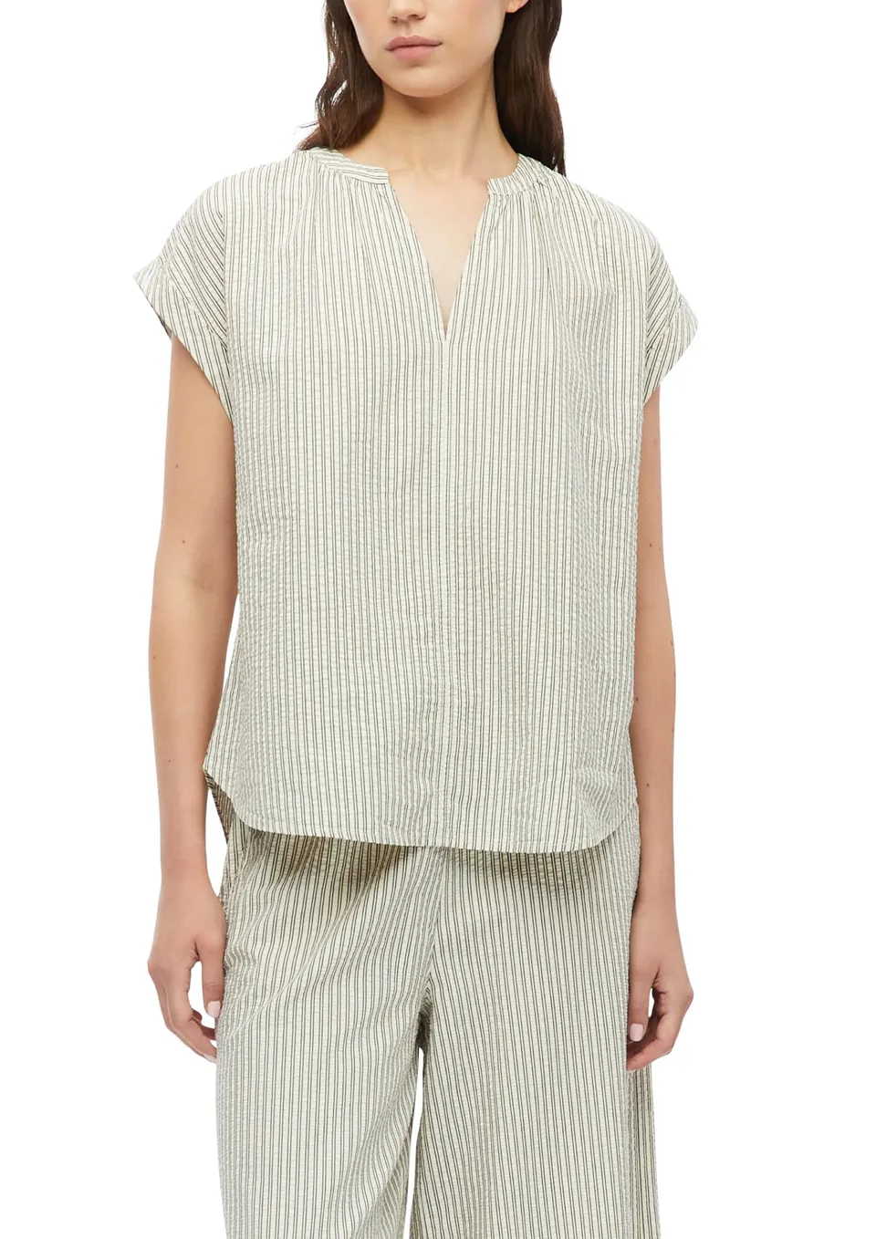 s.Oliver RED LABEL Bluse 36 gestreift Seersucker