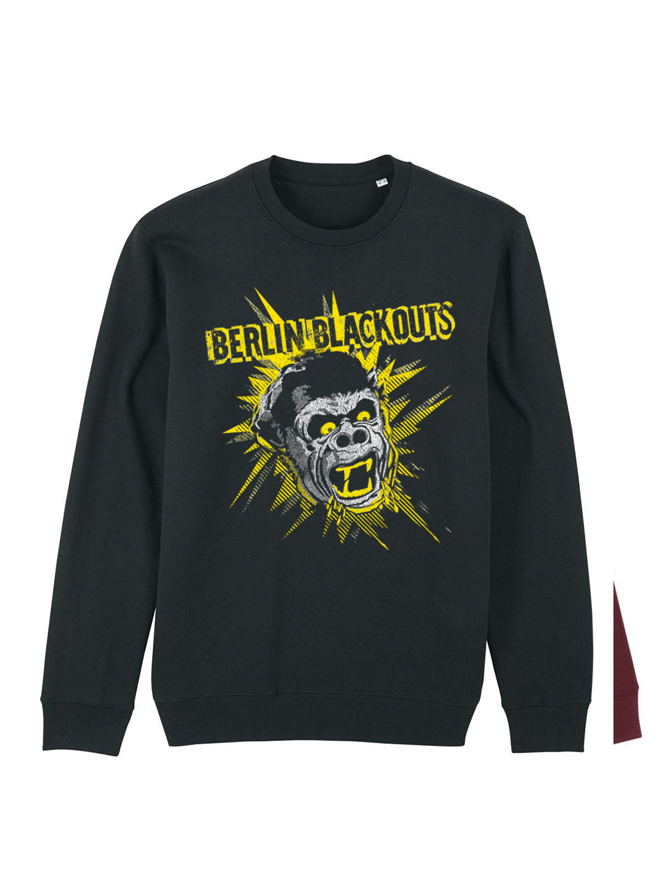 dna merch Berlin Blackouts Mad Gorilla Pullover Schwarz