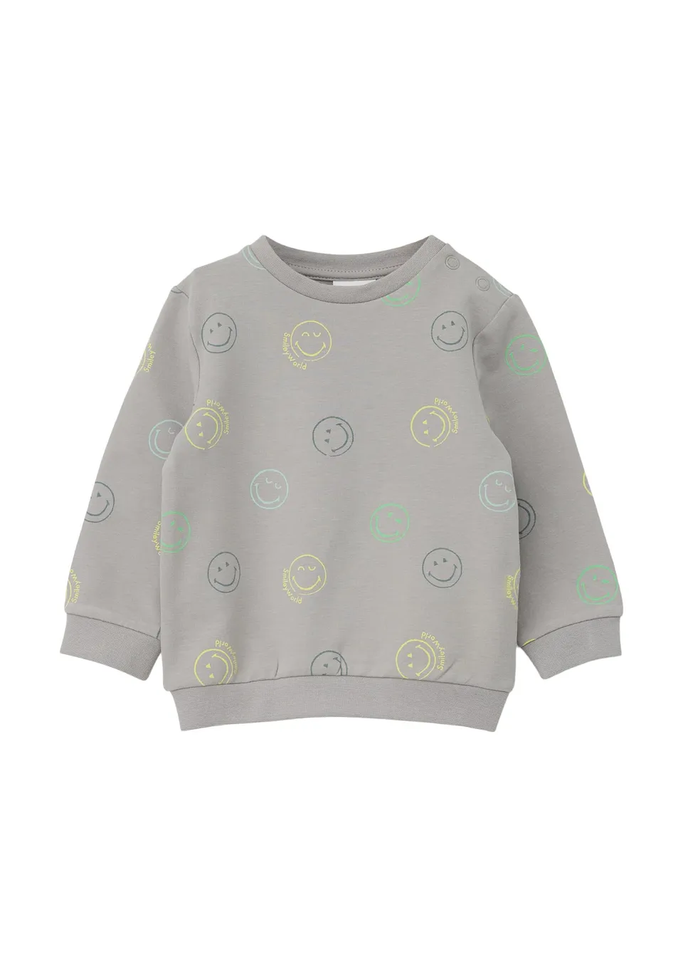 s.Oliver 2142743 Sweatshirt 86 Grau Alloverprint