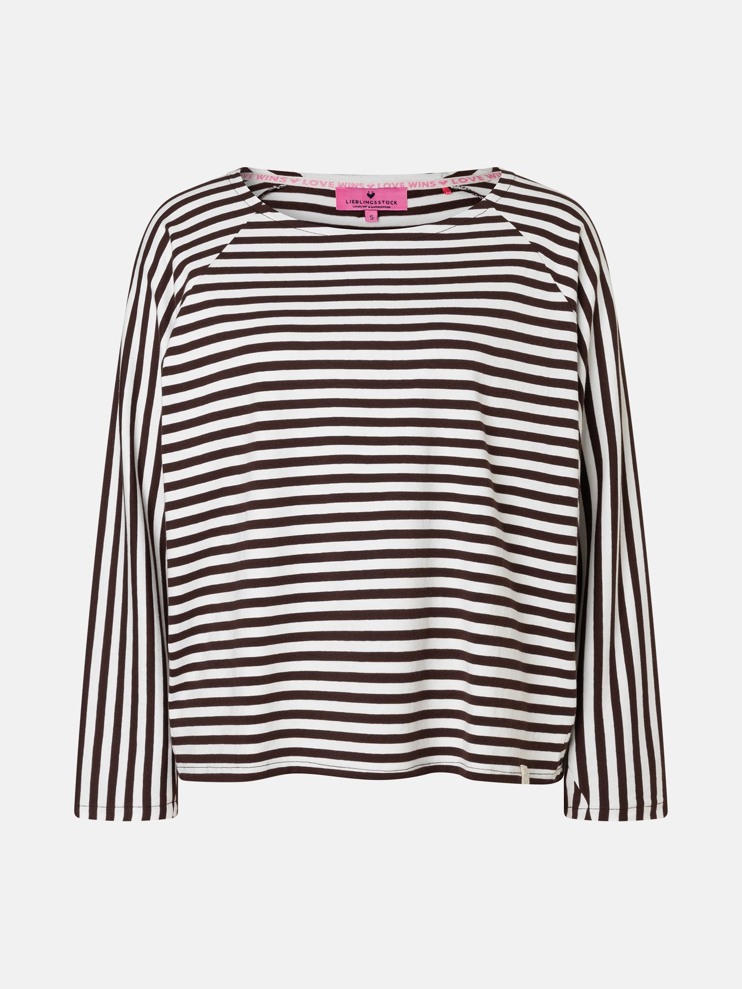 Lieblingsstück HilkeL Longsleeve dark brown aus Baumwolle