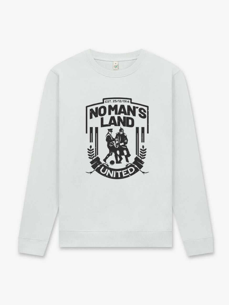 dna merch No Man’s Land United Rundhalspullover bone