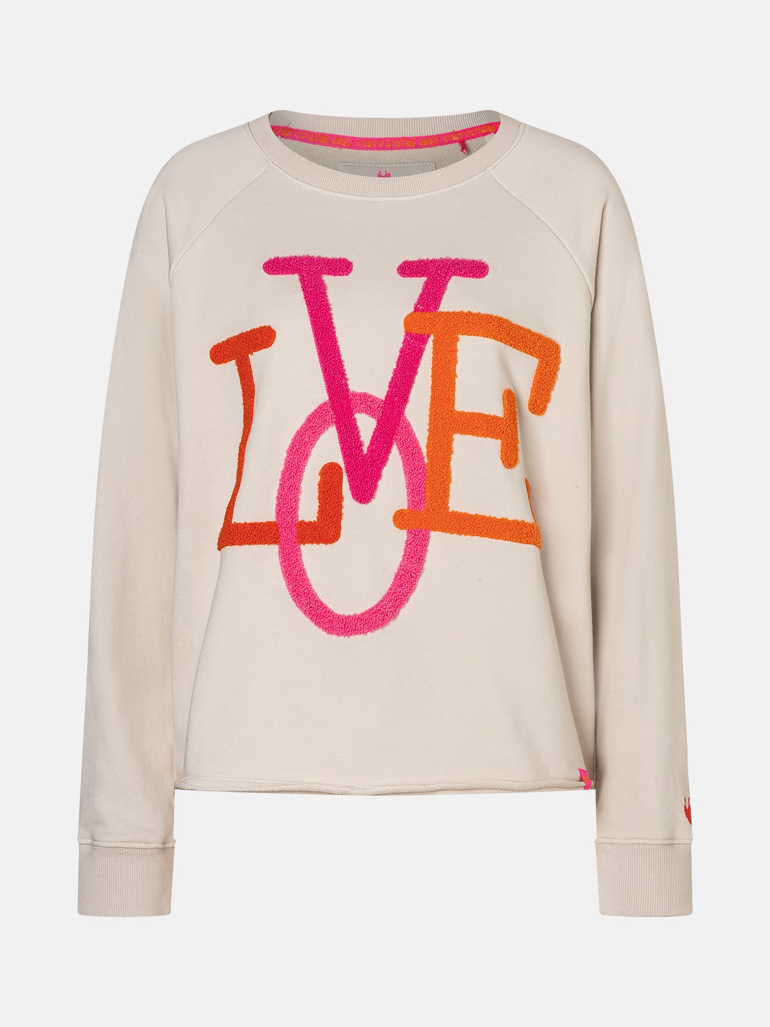 Lieblingsstück BirdieL Sweatshirt beige aus Baumwollmix