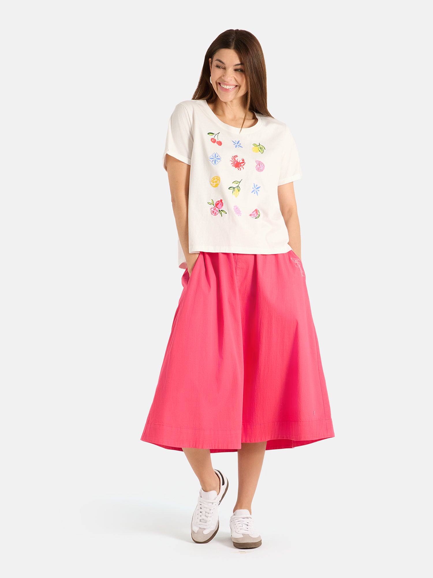 Lieblingsstück LinaL T-Shirt Baumwolle offwhite Basic