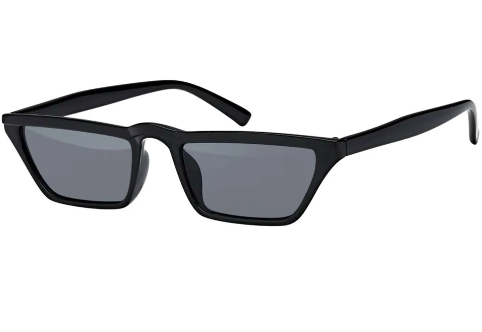 BEZLIT Cat Eye Sonnenbrille Schwarz Retro rechteckig