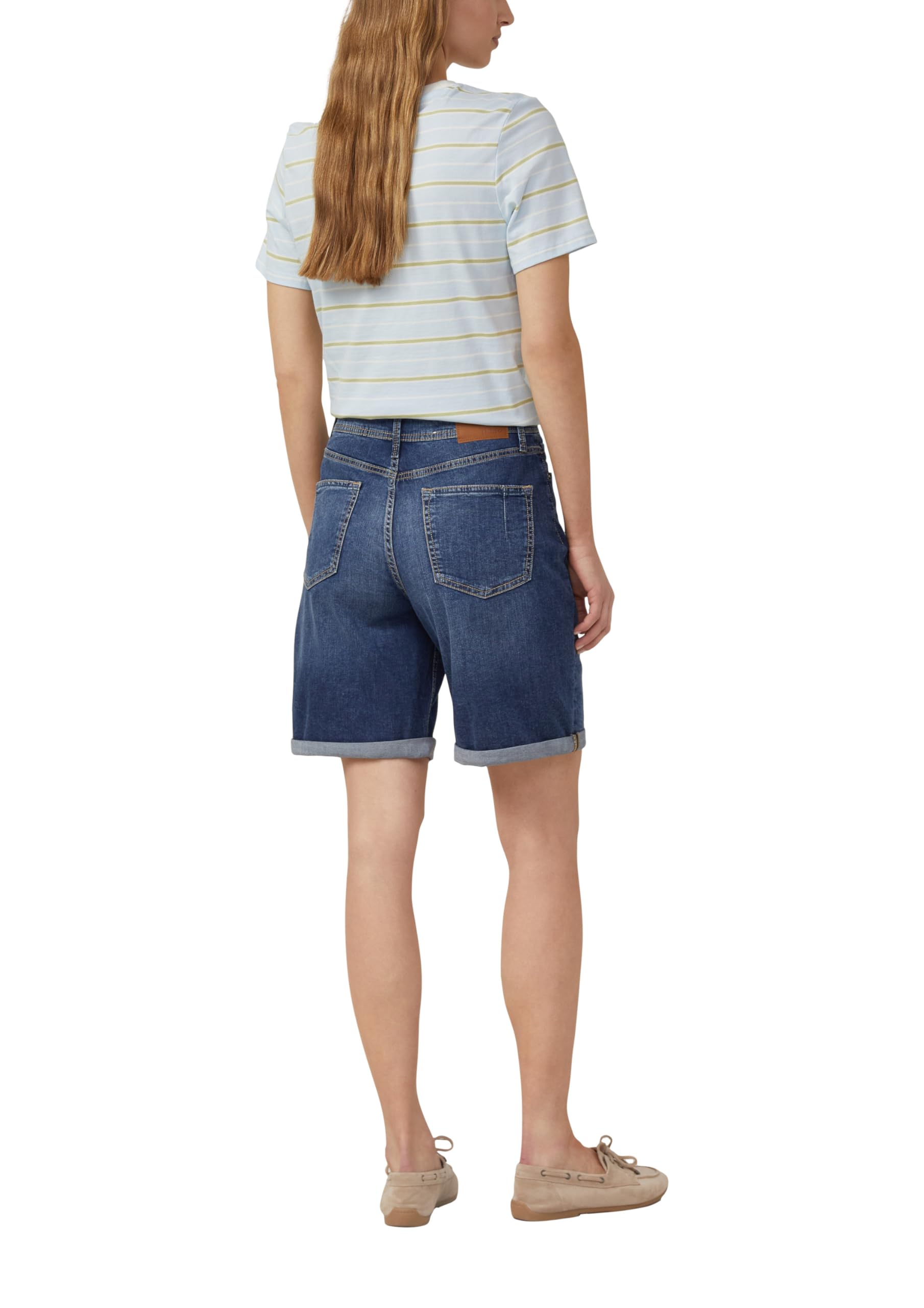 s.Oliver Suri High Rise Jeans-Shorts Bermuda Wide Leg