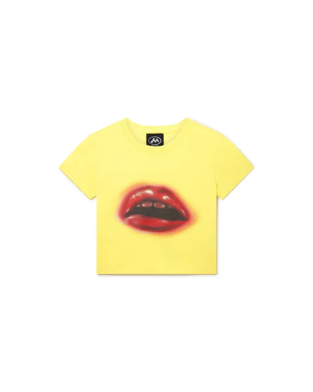 Mowalola Baby Lip T-Shirt cropped