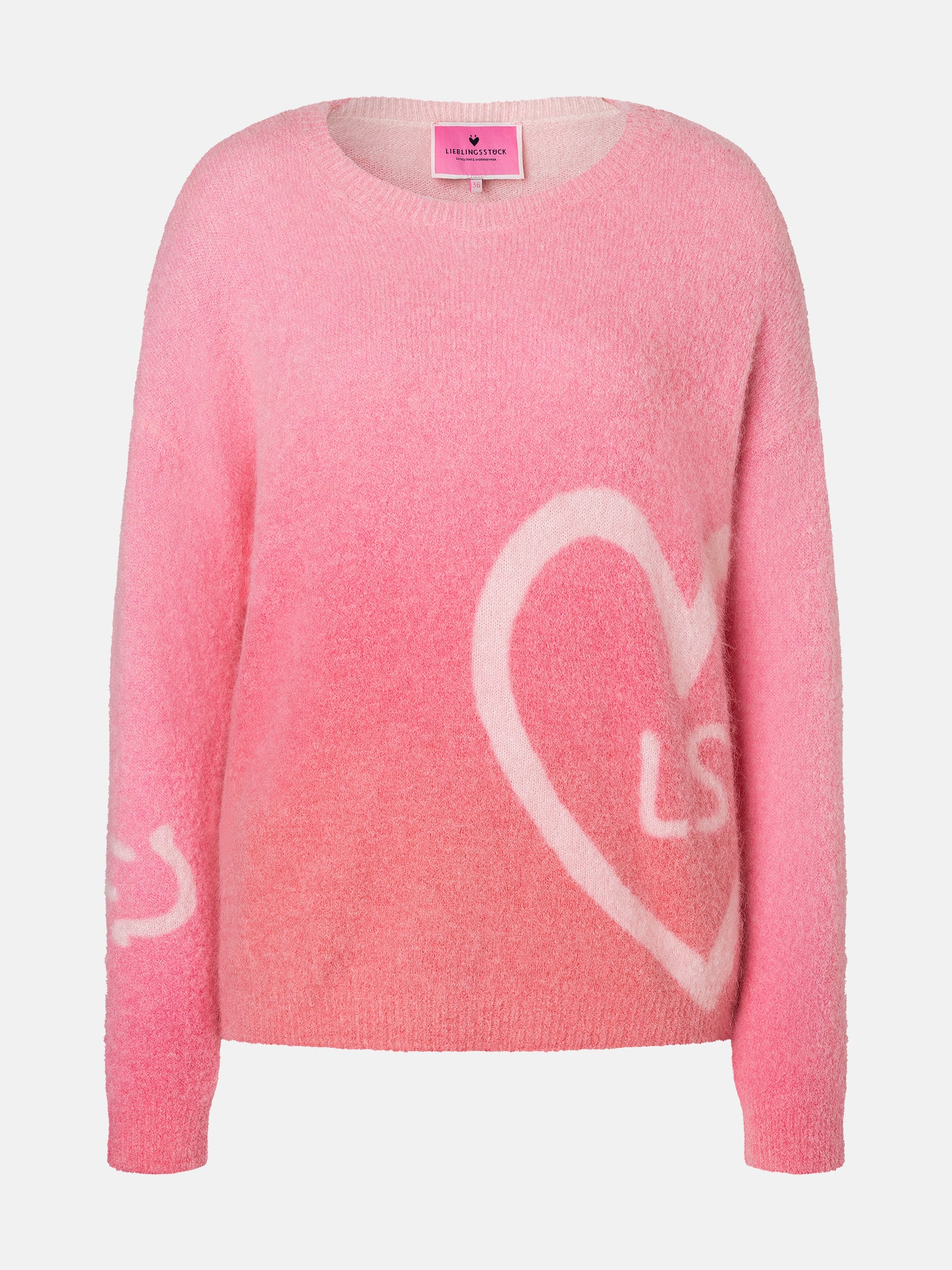 Lieblingsstück AsyaL Pullover blush Farbverlauf