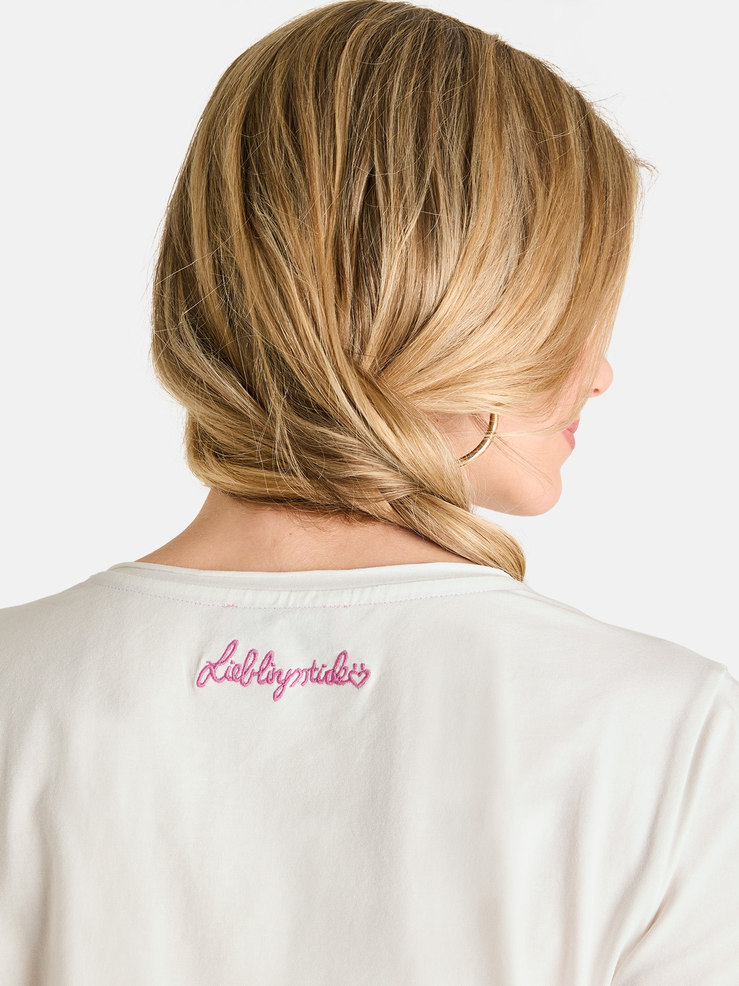 Lieblingsstück LeonaL Longsleeve Baumwolle Off White