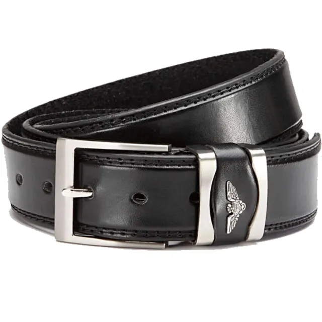 BEZLIT Adler Logo Ledergürtel 4 cm 105 kürzbar