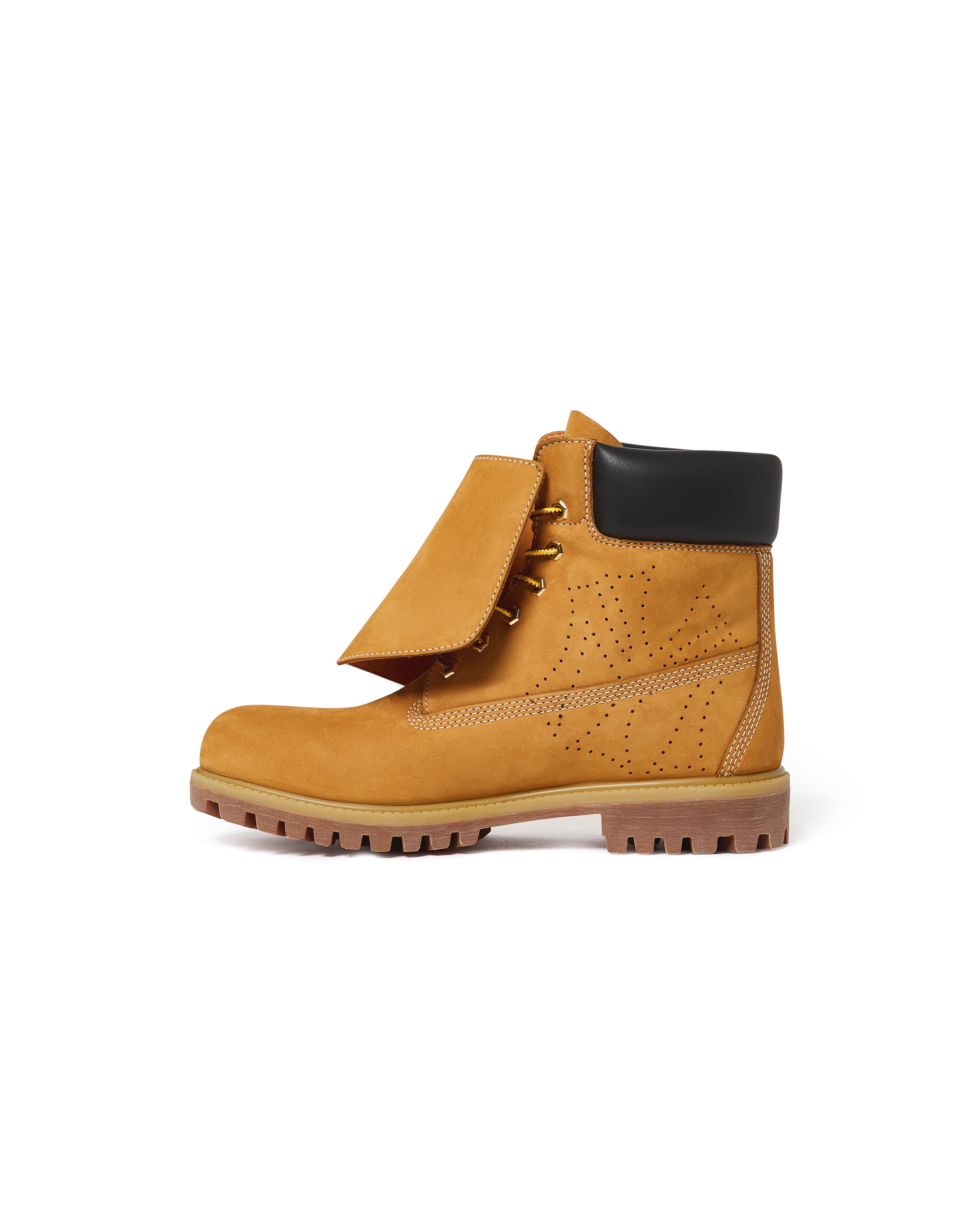 Mowalola Reign Boot Stiefel Gold Digger Nubuk