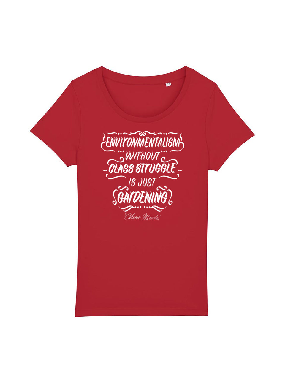 dna merch Umweltschutz Klassenkampf T-Shirt Damen Weiß Baumwolle