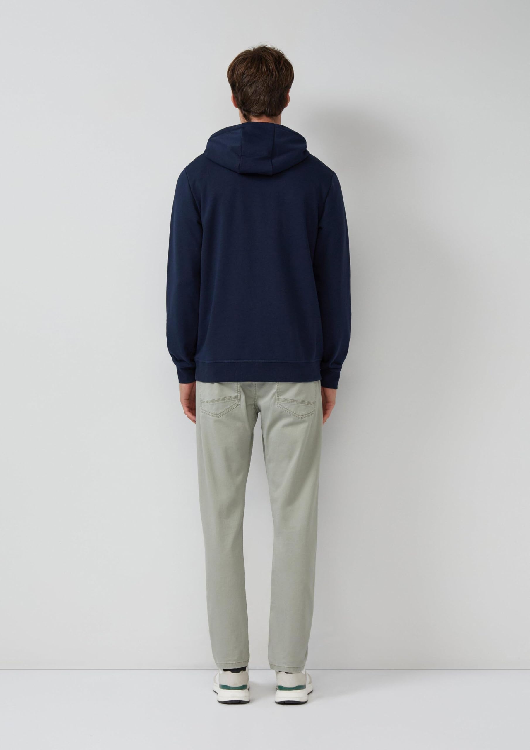 s.Oliver RED LABEL Kapuzenpullover Logo-Print navy L