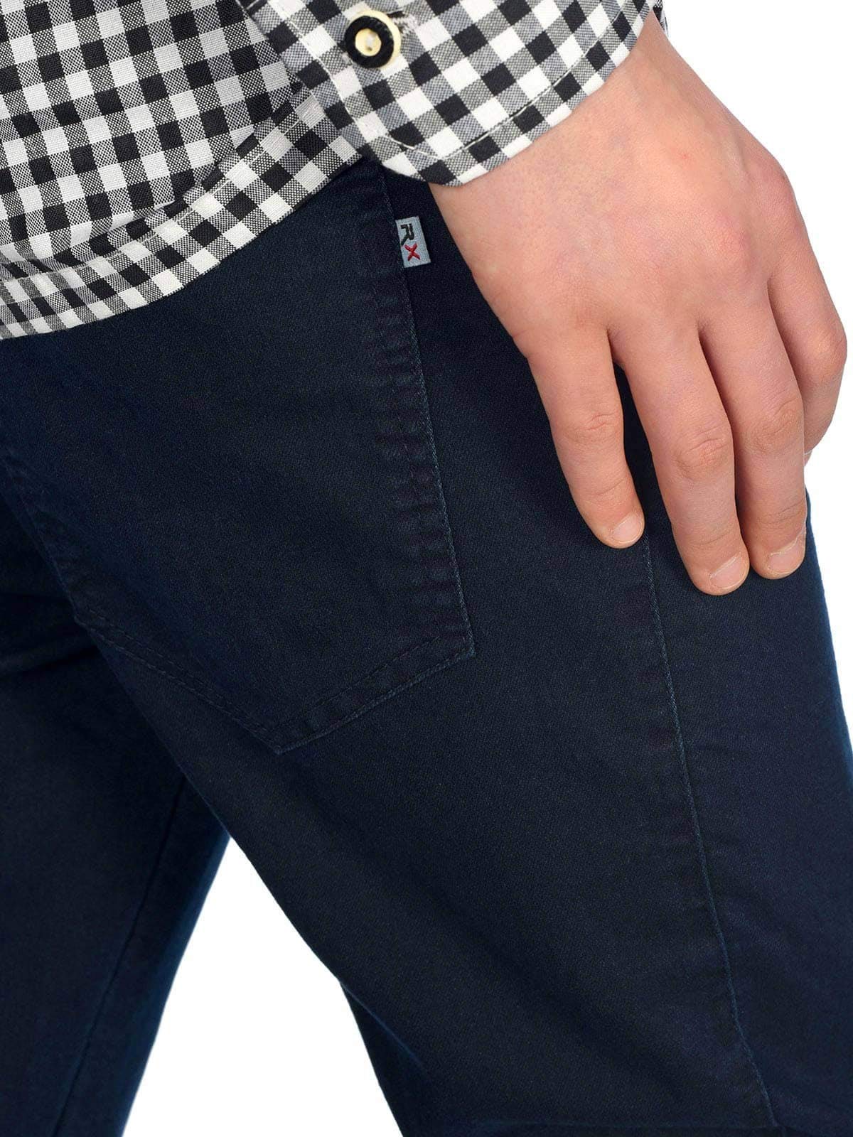 BEZLIT Jungen Chino Hose Jeans-Optik schwarz elastisch